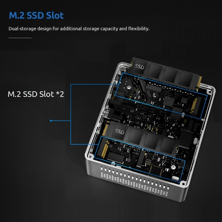 BMAX B2 Plus Mini PC (Win 10) 8GB RAM / 256GB SSD / Intel Celeron